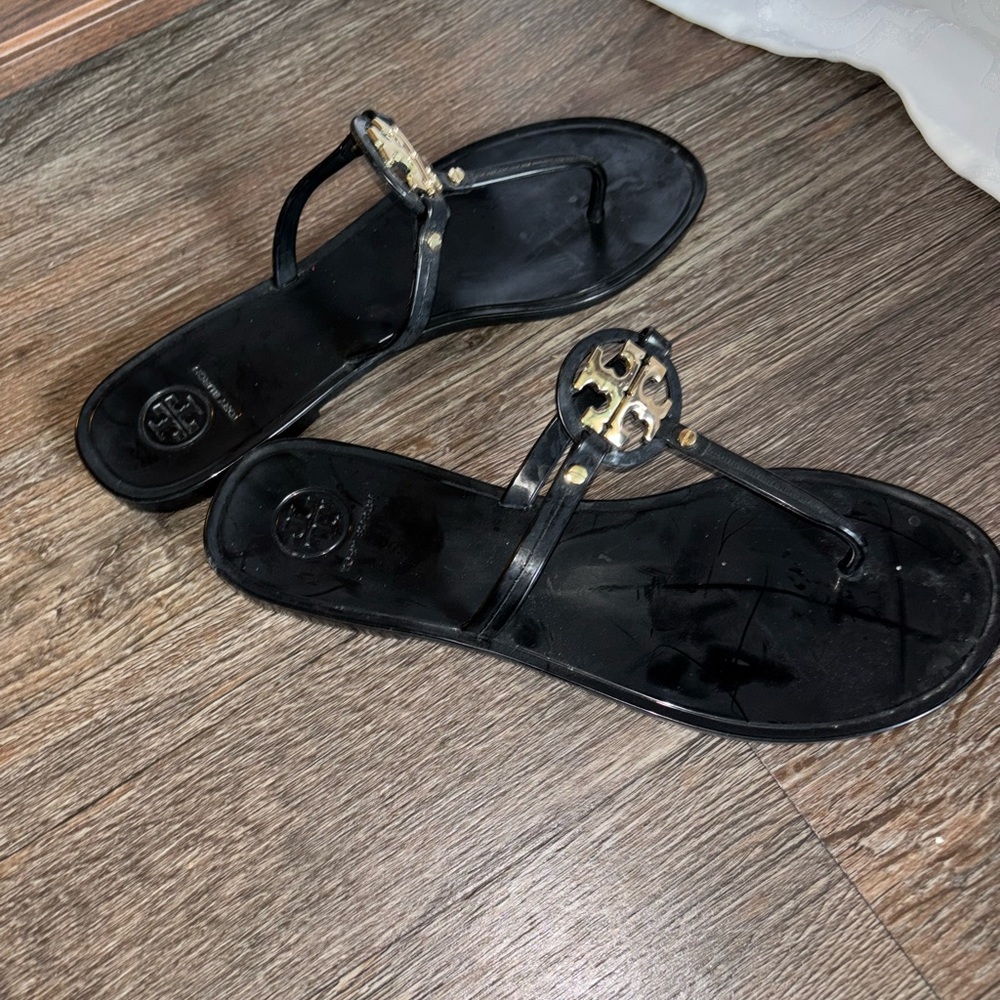 Tory Burch size 9 Black Sandals - Picture 3 of 7